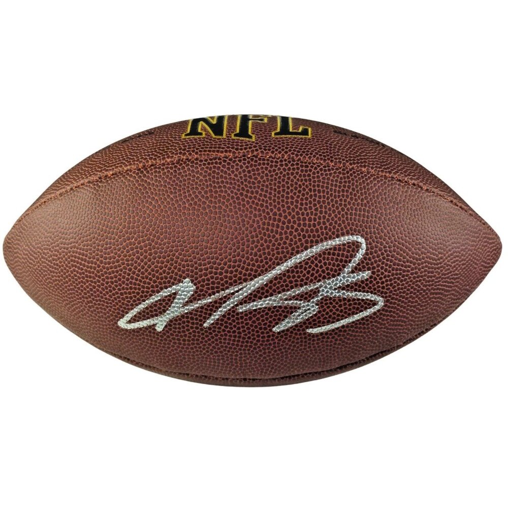 Vernon Davis Signed NFL Football SF 49ers Broncos Commanders Proof Photo COA